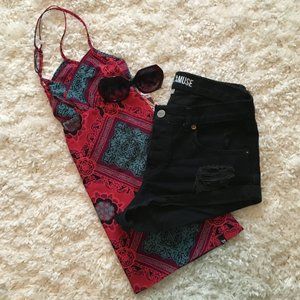 NWT VOLCOM 'REMIX CAMI' TOP